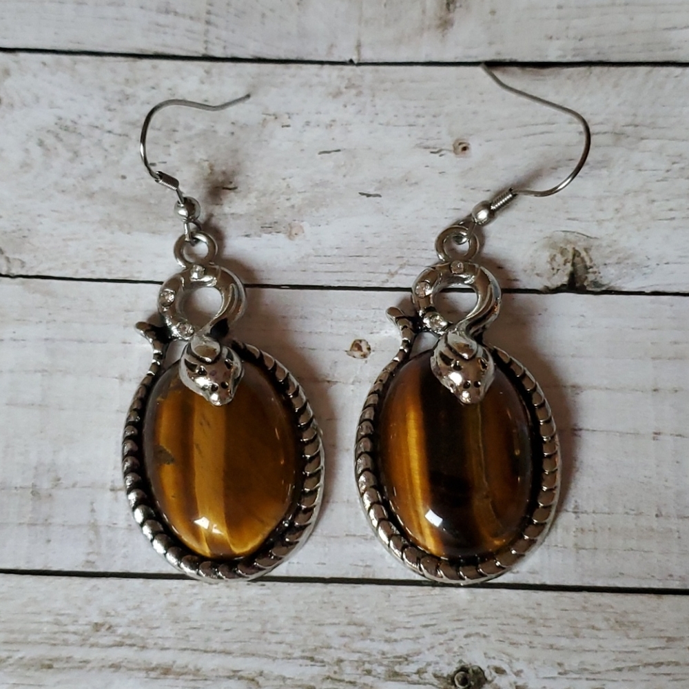 Tiger Eye earrings